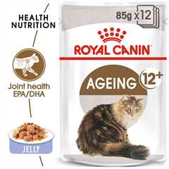 ROYAL CANIN Feline Health Nutrition Ageing 12+ Senior in Jelly Wet Cat Food - 12x85g Pouches